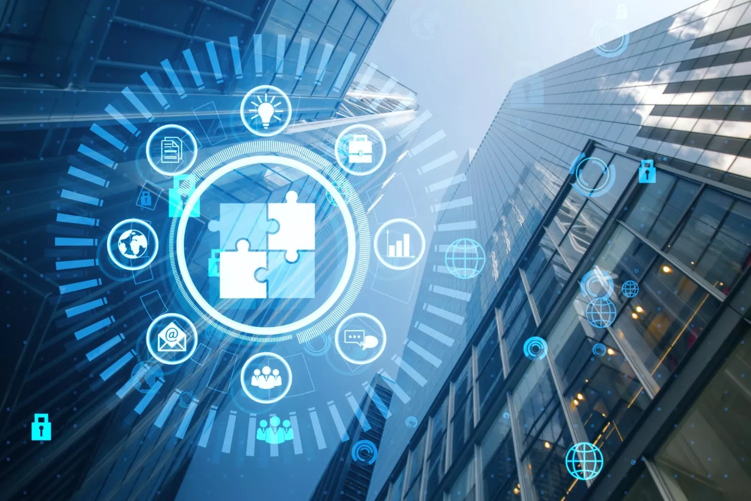 The picture represents Digital Transformation service of HGM Consulting
